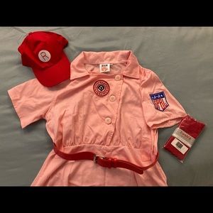 A LEAGUE OF THEIR OWN Rockford Peaches Costume - size XXL